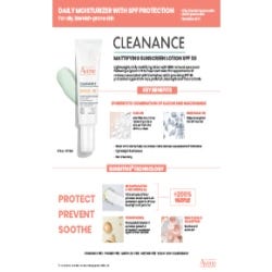 Cleanance Mattifying Sunscreen Lotion SPF 30 - PDS